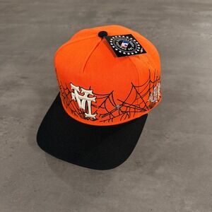 Kill The Hype LA Web Orange Snapback Hat Spider Halloween Dodgers 2 Tone KTHLA